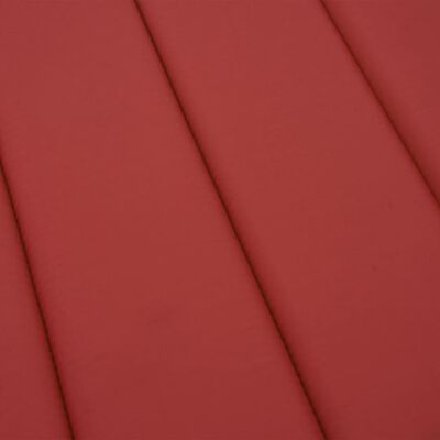 vidaXL Ligbedkussen 200x60x3 cm oxford stof rood