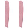 vidaXL Hoofdbord oor Roze 80 x 23 x 6 cm Fluweel