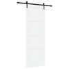 vidaXL Schuifdeur ORKDAL Wit 83 x 232 cm Massief grenenhout