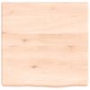 vidaXL Wastafelblad 40x40x(2-6) cm onbehandeld massief hout