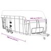 vidaXL Caravan dakbedekking 700x300 cm vliesvlies grijs