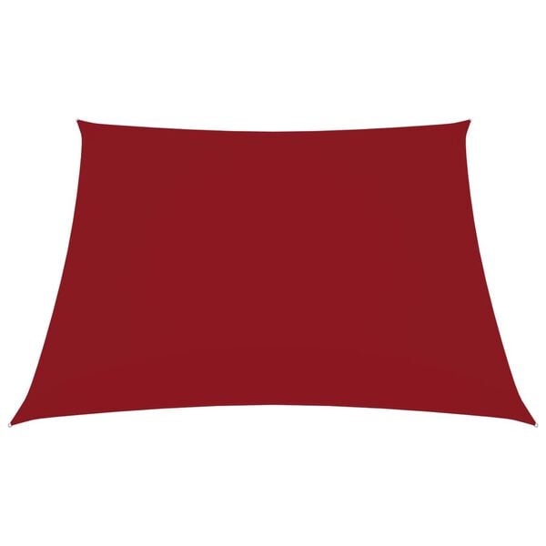 vidaXL Zonnescherm vierkant 2,5x2,5 m oxford stof rood