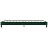 vidaXL Boxspring zonder matras fluweel donkergroen 100x210 cm