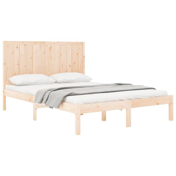 vidaXL Bedframe zonder matras massief grenenhout 140x200 cm