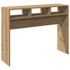 vidaXL Wandtafel 105x30x80 cm bewerkt hout artisanaal eikenkleur