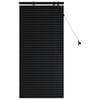 vidaXL Jaloezie Zwart 55 x 130 cm 35 mm Massief Paulowniahout