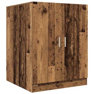 vidaXL Wasmachinekast 70,5x71,5x91,5 cm oud houtkleurig