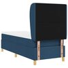 vidaXL Boxspringbed met Matras Donkergrijs 90x190 cm Blauw 80 x 200 cm