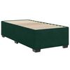 vidaXL Boxspring met matras fluweel donkergroen 90x200 cm