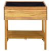 vidaXL Plantenbak verhoogd 78,5x58,5x78,5 cm massief acaciahout