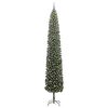 vidaXL Kunstkerstboom Groen 270 cm PVC en Staal en Kunststof