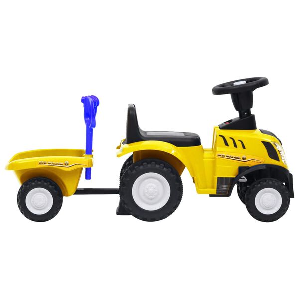 vidaXL Kindertractor New Holland geel