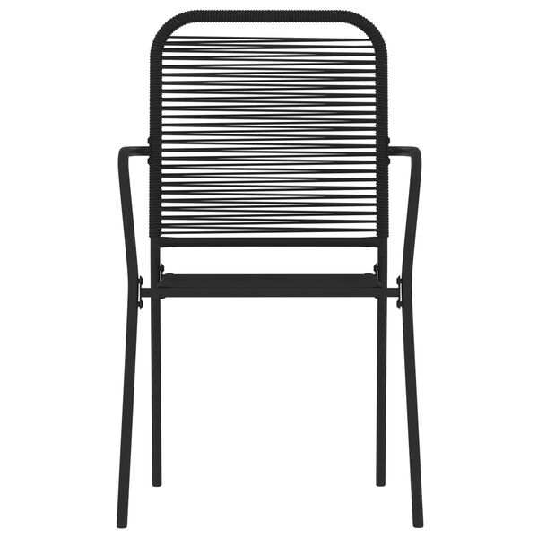 vidaXL 5-delige Tuinset zwart