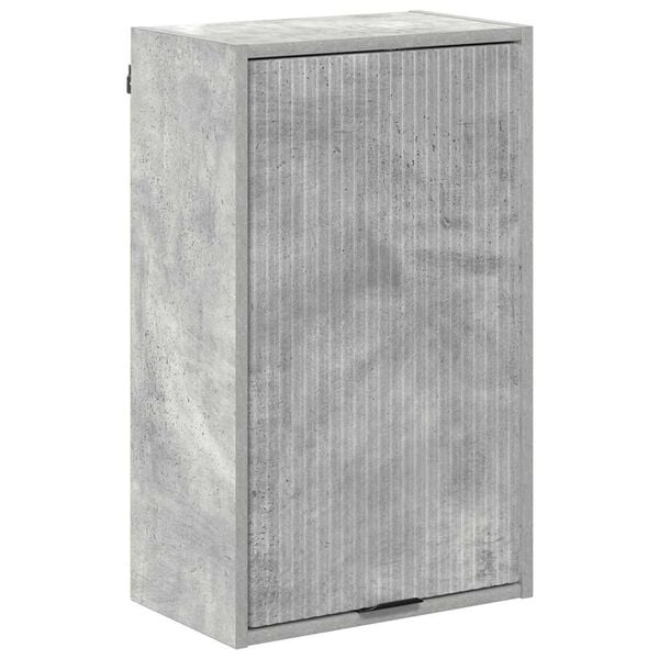 vidaXL Badkamer Kast Wandgemonteerd Beton Grijs 39 x 23,5 x 65 cm