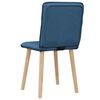 vidaXL Eetkamerstoelen 2 st stof blauw