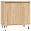 vidaXL Badkamerkast 58x33x60 cm bewerkt hout sonoma eikenkleurig