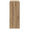 vidaXL Wandkast Artisan Eiken 69,5 x 34 x 90 cm Bewerkt hout