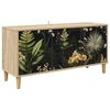 vidaXL Tv-meubel RHENEN 102 x 33 x 50 cm Sonoma Bewerkt hout