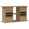 vidaXL Aquariumstandaard Artisan Eikenhout 101x41x58 cm Bewerkt Hout