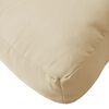 vidaXL Palletkussen 70x70x12 cm beige