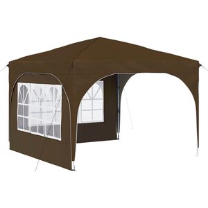 vidaXL Pop-up partytent 290 x 290 x 245 cm Taupe