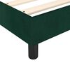 vidaXL Boxspring bed 140x200 cm fluweel donkergroen