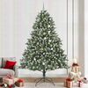 vidaXL Kunstkerstboom met 300 LED Groen 240 cm PVC en Plastic en Staal
