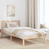 vidaXL Bedframe Bruin 100 x 200 cm Massief grenenhout