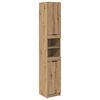 vidaXL Badkamermeubelset met lade 4 pcs Artisan Eiken Bewerkt hout