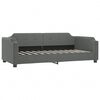 vidaXL Slaapbank 90x190 cm stof donkergrijs