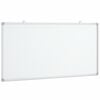 vidaXL Whiteboard magnetisch 100x50x1,7 cm aluminium