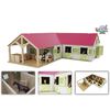 Kids Globe Paardenstal 1:24 roze