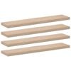 vidaXL Wandschapppen 4 st 110x23,5x4 cm bewerkt hout