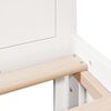 vidaXL Bedframe zonder matras met hoofdbord grenenhout wit 180x200 cm
