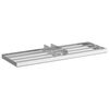 vidaXL Tuin Egalisatie Hark Zilver 75 x 25 x 6 cm Roestvrij staal