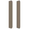 vidaXL Boxspring met matras stof taupe 100x200 cm