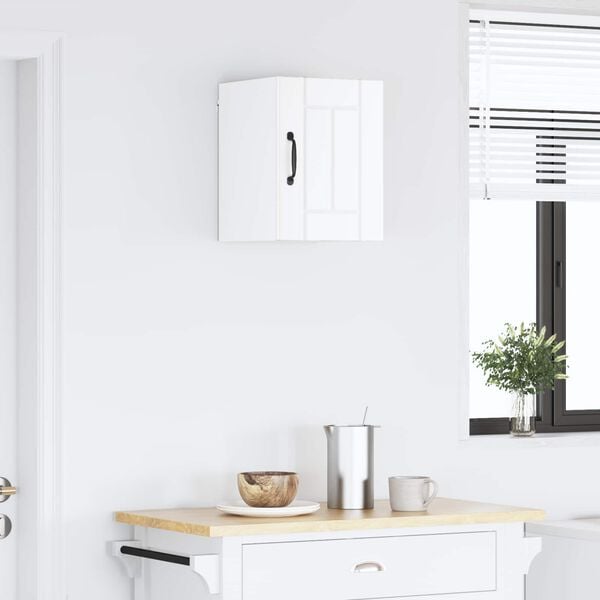 vidaXL Keukenkast Wit 30 x 31 x 40 cm Bewerkt hout