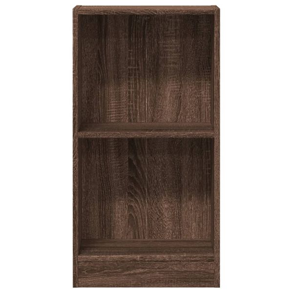 vidaXL Boekenkast 40x24x76 cm bewerkt hout bruin eikenkleurig