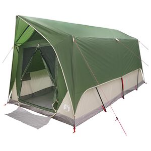 vidaXL Tunneltent met dak Groen 8-persoons Polyester en staal