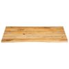 vidaXL Tafelblad met natuurlijke rand 100x80x2,5 cm massief mangohout