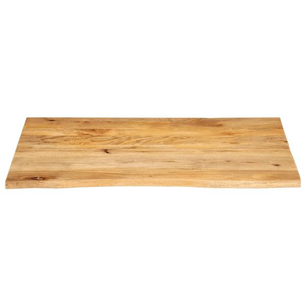 vidaXL Tafelblad met natuurlijke rand 100x80x2,5 cm massief mangohout