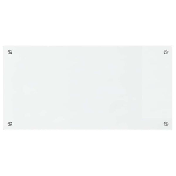 vidaXL Keuken Achterwand Doorzichtig 80 x 40 cm gehard glas