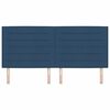 vidaXL Hoofdbord Blauw 200 cm Stof