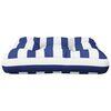 vidaXL Palletkussen 60x61,5x10 cm gestreept oxford stof blauw wit