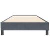 vidaXL Boxspring zonder matras fluweel donkergrijs 100x220 cm