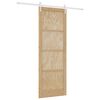 vidaXL Schuifdeur ORKDAL Natuurlijk en Wit 83 x 232 cm