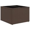vidaXL 10-delige Loungeset met kussens poly rattan bruin