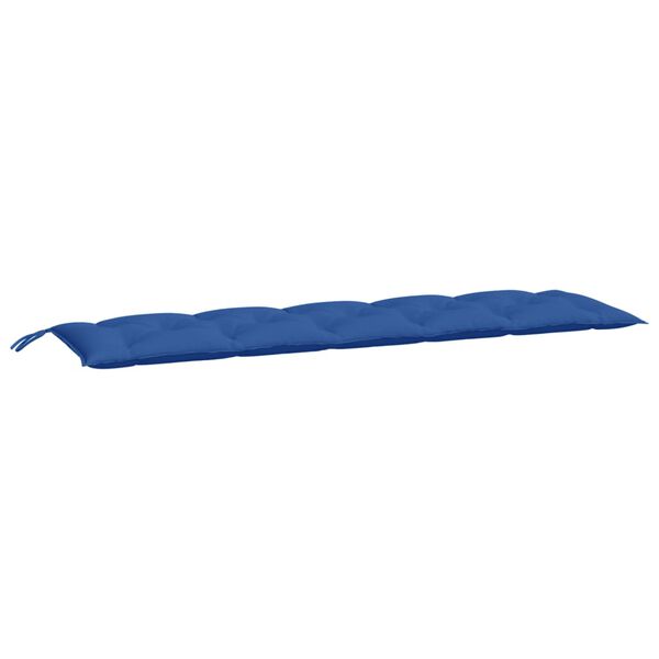 vidaXL Tuinbankkussen 180x50x7 cm oxford stof blauw