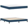 vidaXL Boxspringbed met matras Blauw 180 x 200 cm Stof