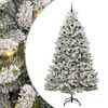 vidaXL Kunstkerstboom 300 cm 300 LED's Warmwit PVC en staal
